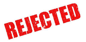 Imaged with the word 'rejected' in red font